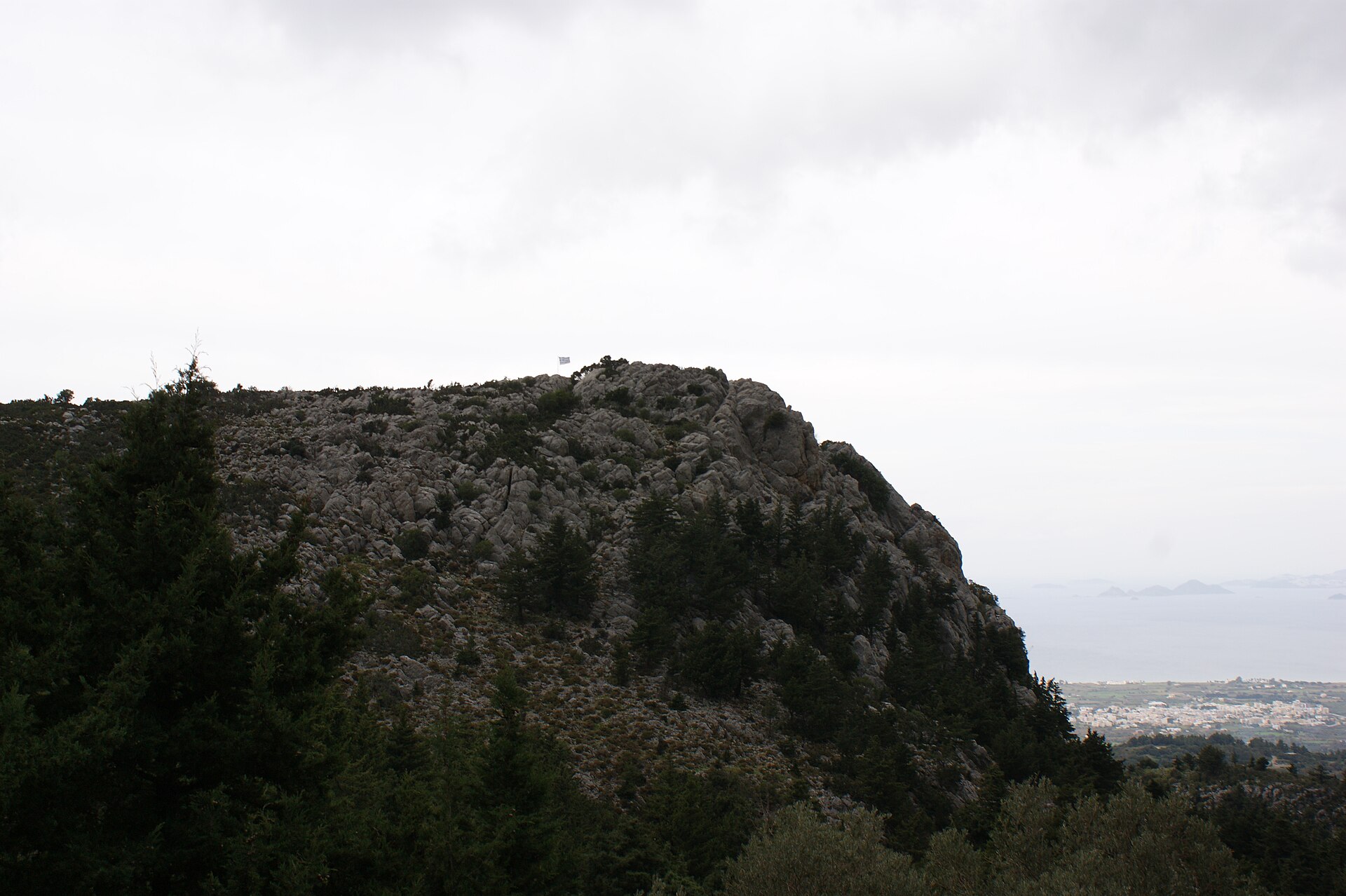 View from Zia toward the mountains, Kos